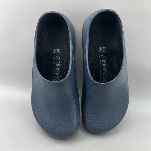 Birkenstock Profi-Birki Mules Women Size 9 Blue Comfort Slip Resistant Clogs - Picture 5 of 8